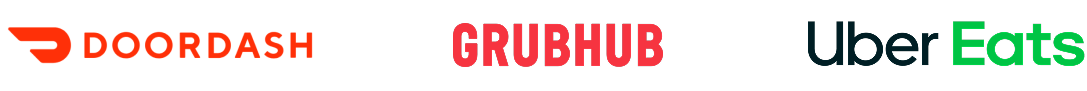 DoorDash, Grubhub, Uber Eats